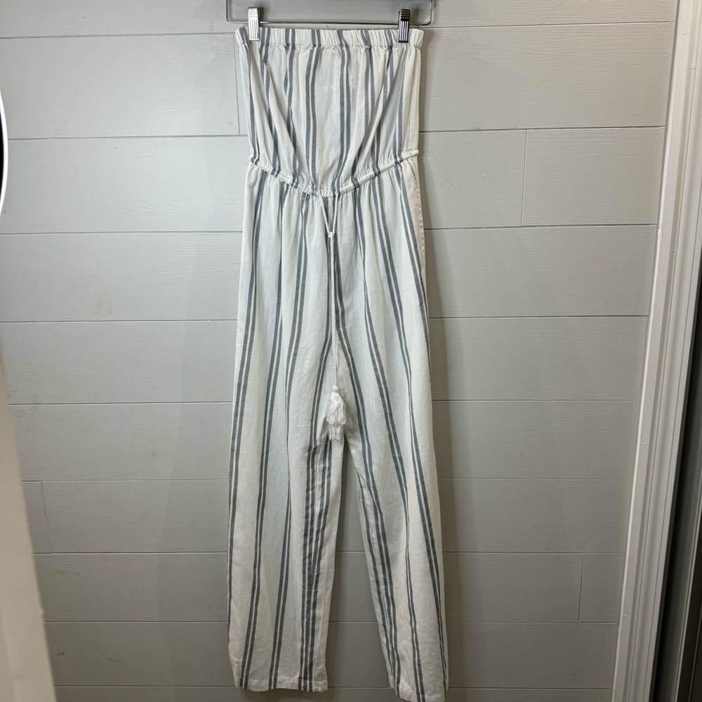 GOA Beachwear by Japan | NWOT Striped Sleeveless Jumpsuit Size Small